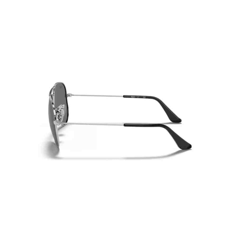 Miniatura Óculos De Sol Ray Ban Aviator Infantil Prata 0Rj9506S2126G50