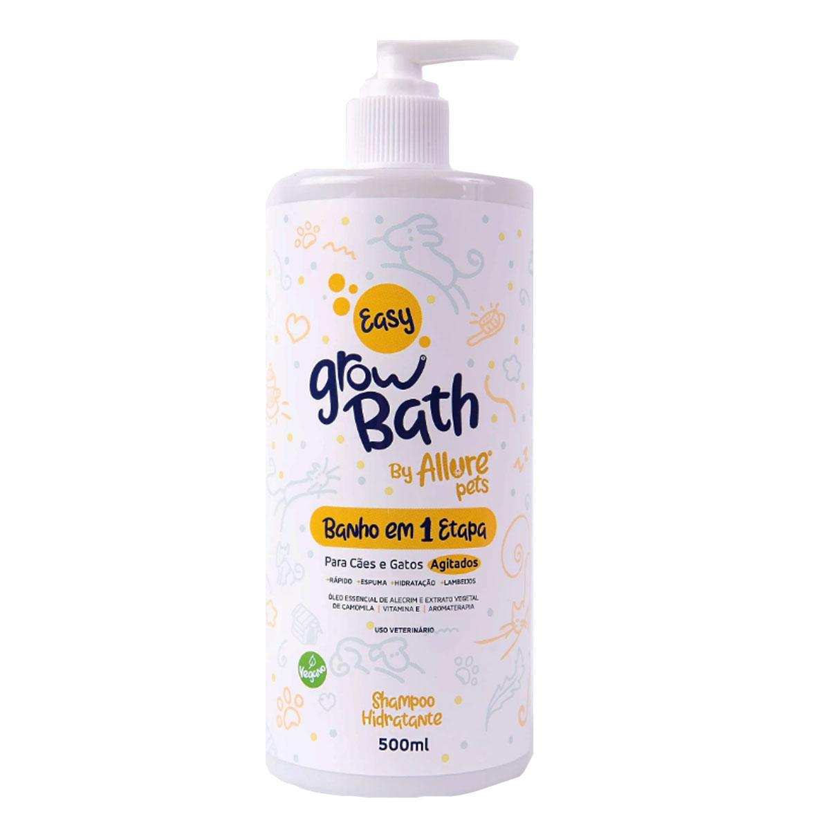Miniatura Shampoo Hidratante Cães E Gatos Agitados Banho Em 1 Etapa