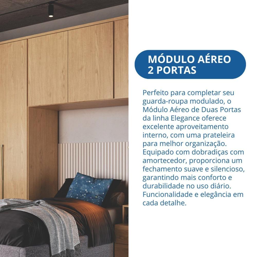 Guarda-Roupa Módulo Aéreo 2 Portas Elegance Angelin