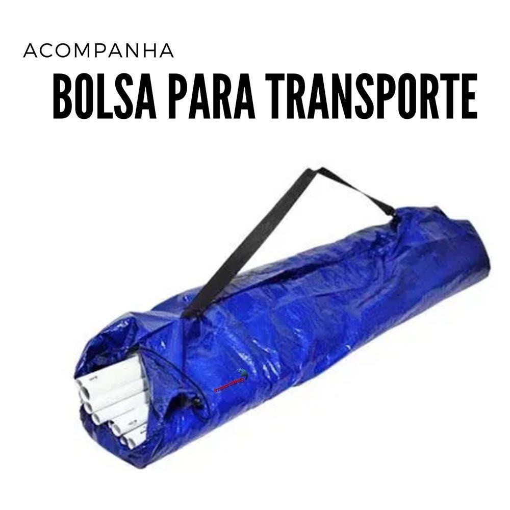 Miniatura Tenda Gazebo Montavel Base E Topo 3x3 Azul Importway
