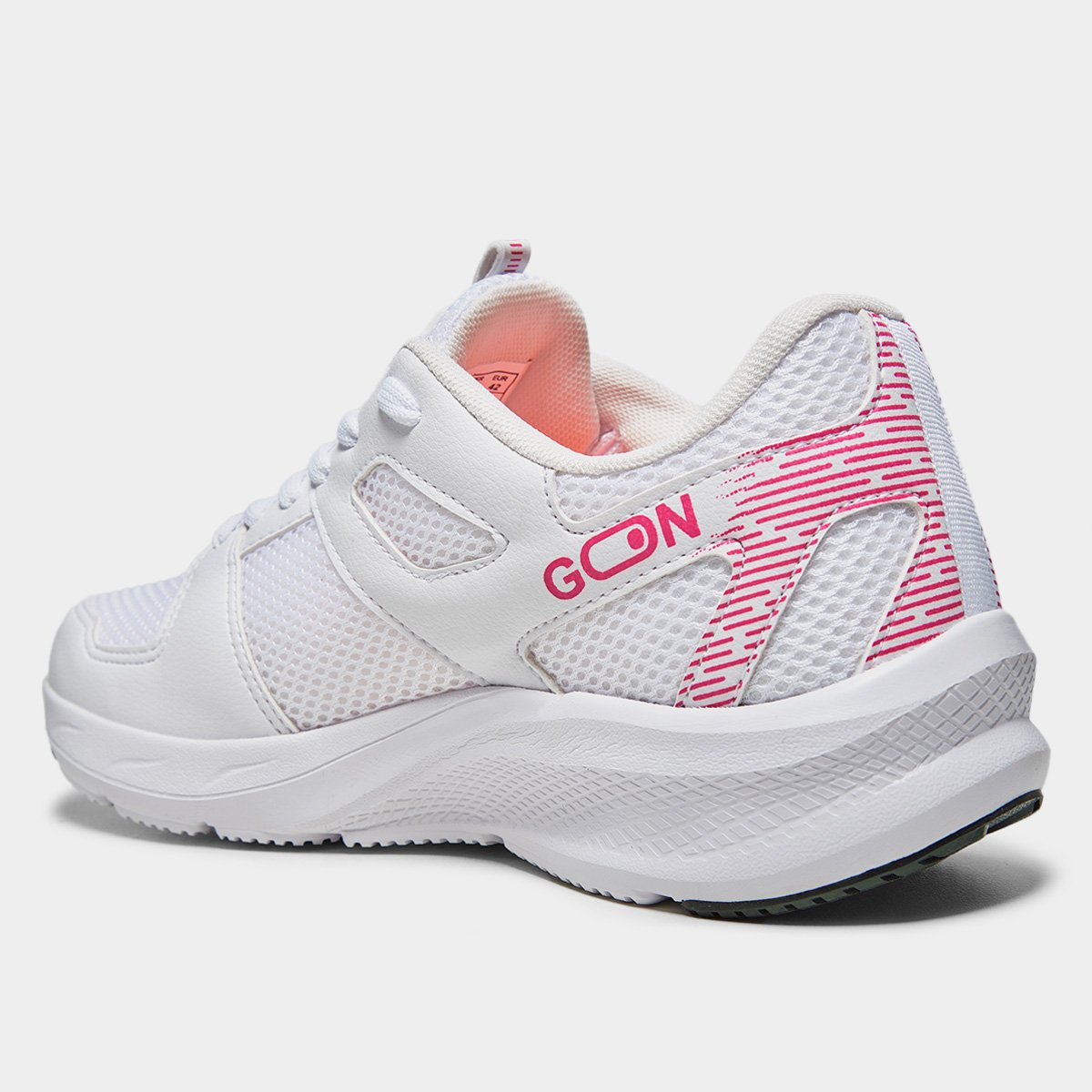 Miniatura Tênis Goon Charge Feminino Branco+Rosa - 38