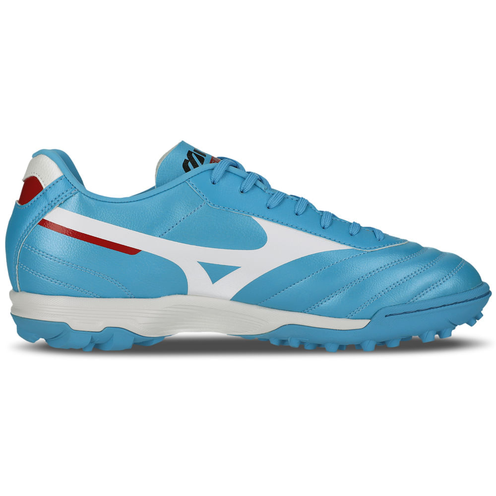 Miniatura Chuteira Society Masculina Mizuno Morelia Classic AS 38 Azul