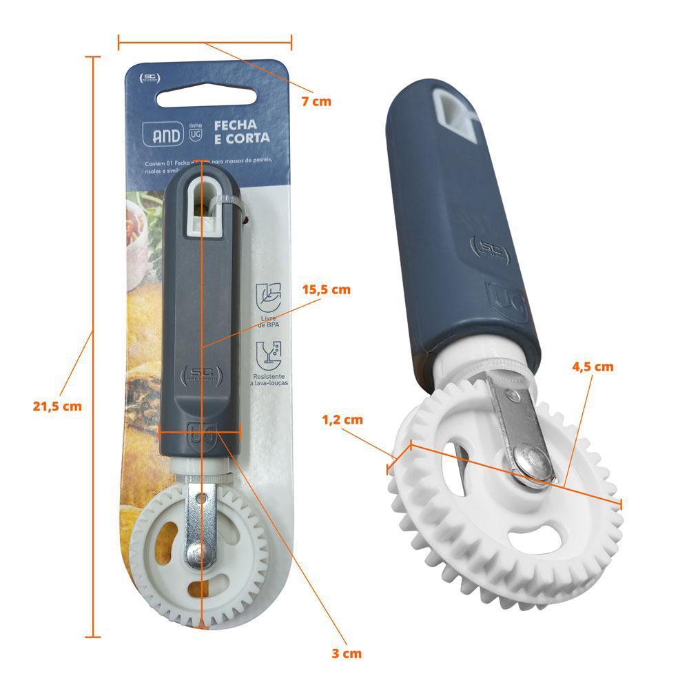 Miniatura Cilindro Massas Branco 37Cm Anodilar 127V Com Corta E Fecha