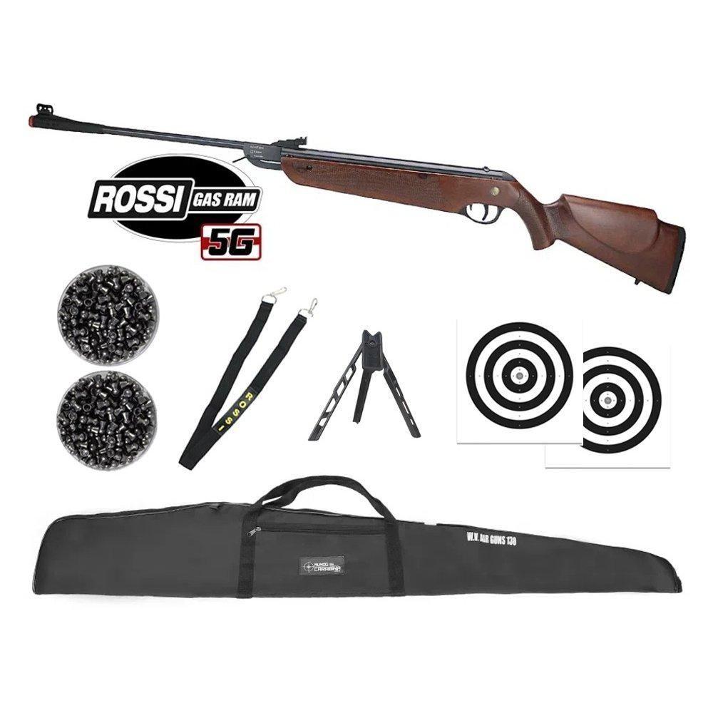 Miniatura Carabina Rossi Dione 5g Madeira Gás Ram 5.5 + Acessórios 3