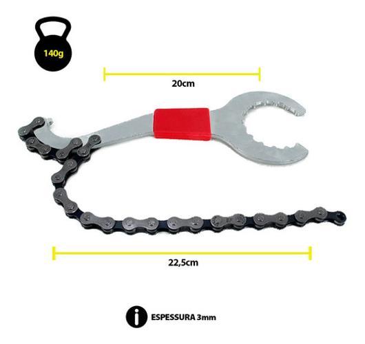 Miniatura Chave De Corrente De Bicicleta Ferramenta De Reparo F