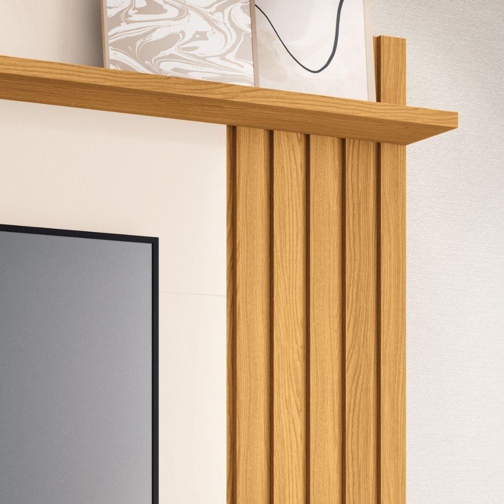 Miniatura Painel Suspenso Para Tv Lets 1.6 3390 Hb Cinamomo/off White