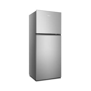 Miniatura Refrigerador Duplex 379L Hisense RT3N375 Frost Free Inverter Portas Planas Prateleiras de Vidro Inox 110V