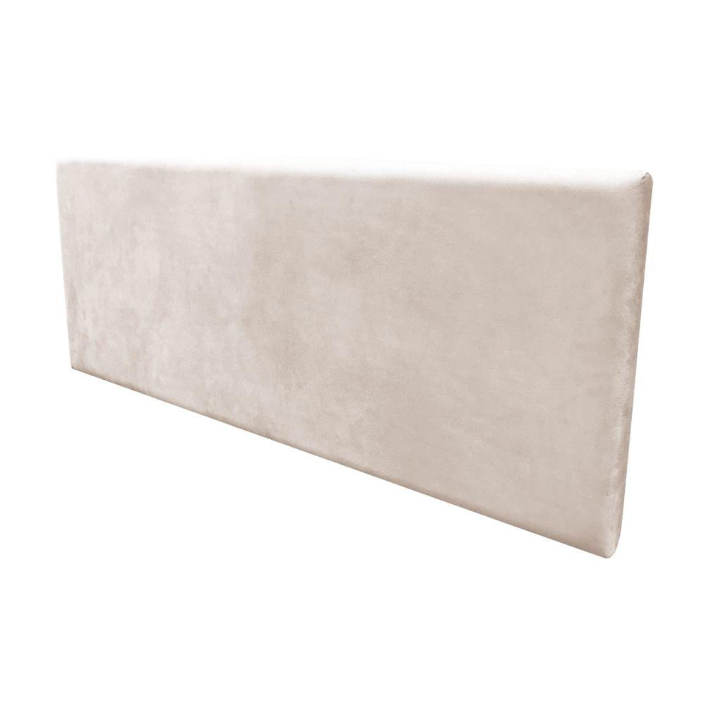 Miniatura Kit Calçadeira e Painel Clean 140 Cm Suede D´rossi Bege