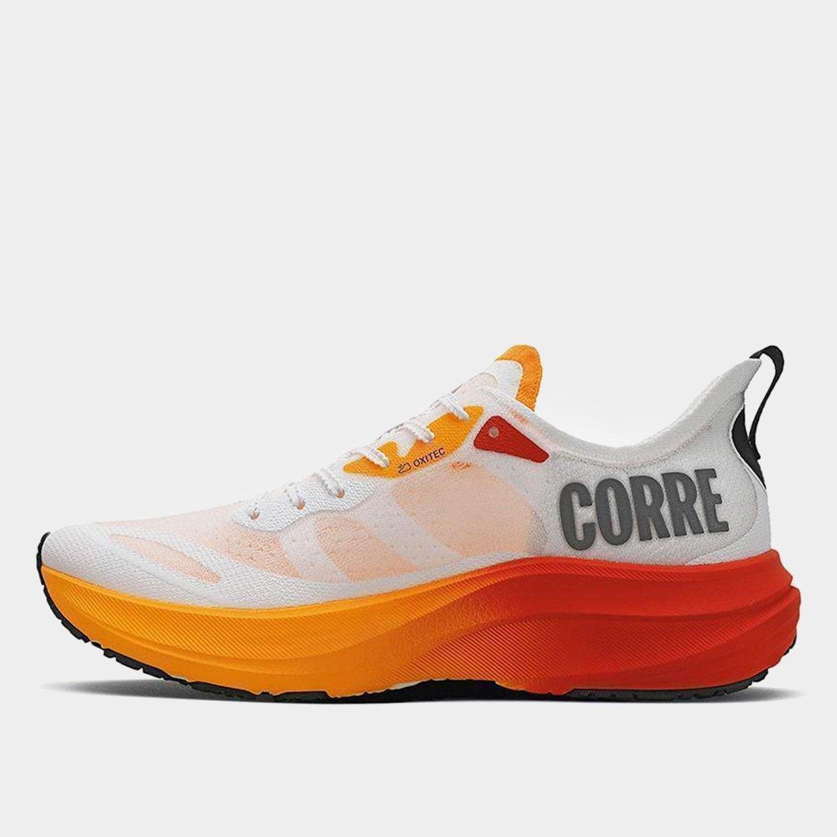 Tênis Olympikus Corre 4 Branco+Laranja - 34