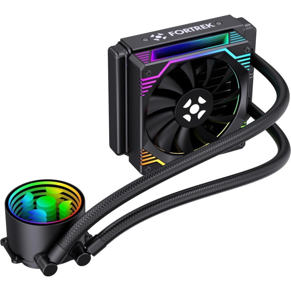 Miniatura Water Cooler Fortrek Breezy 120Mm Fan Argb Preto