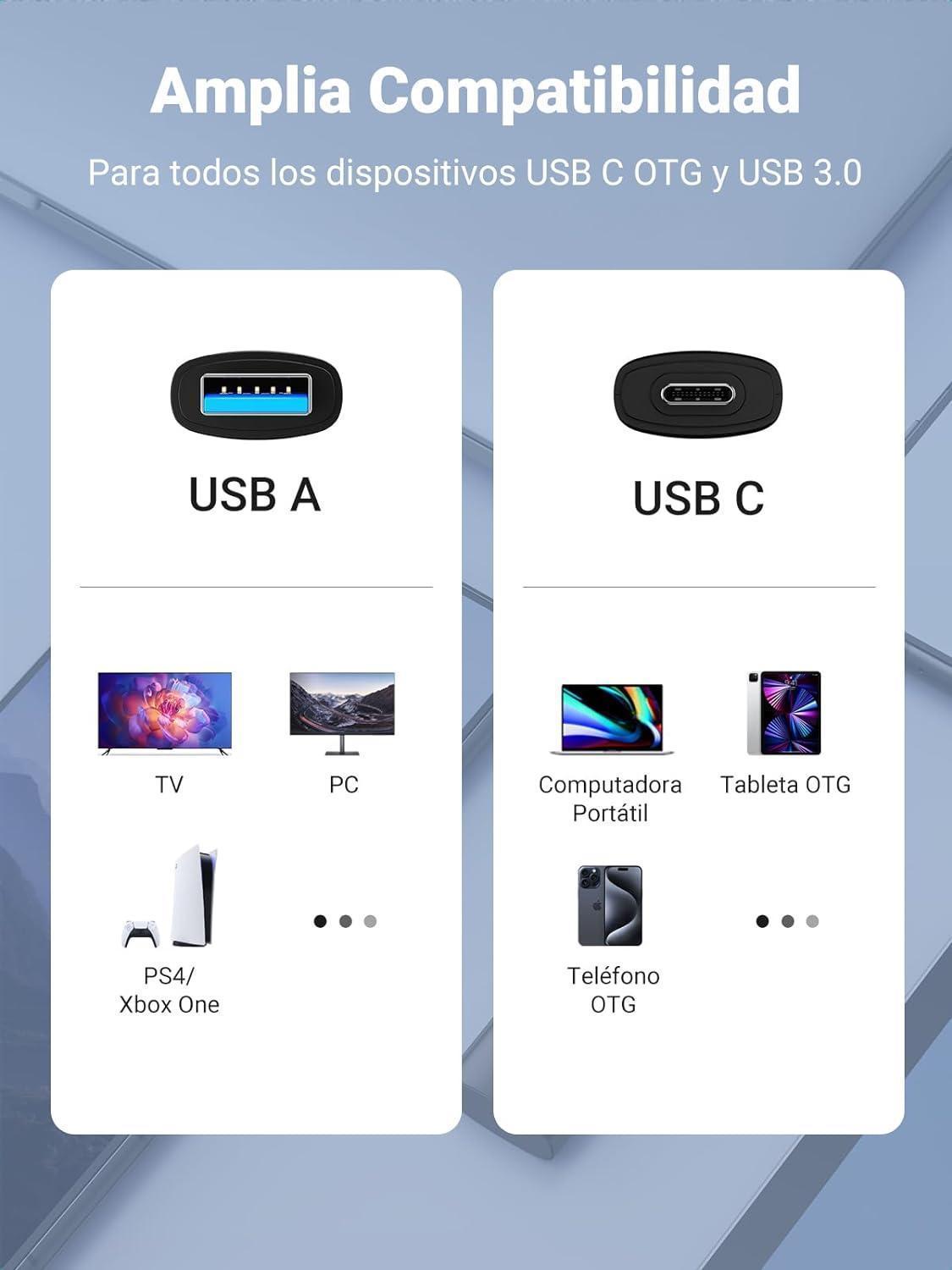 Miniatura Leitor De Cartão Memória Ugreen Usb 3.0 5 Gbps Micro Sd Tf