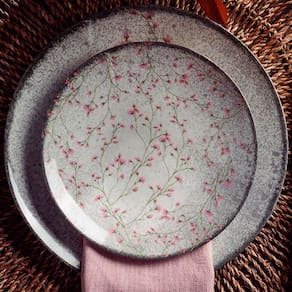 Miniatura Aparelho de Jantar 20 peças Tramontina Floralis em Porcelana - Floral