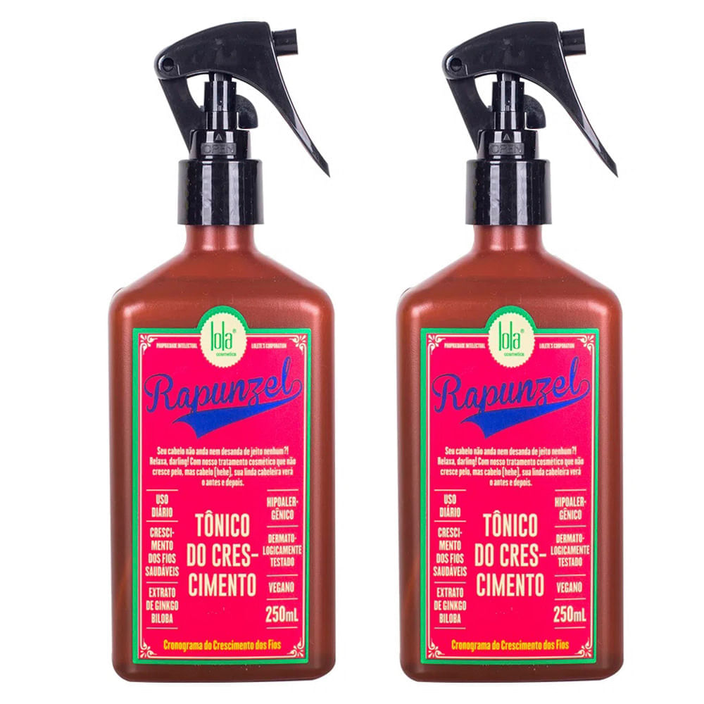 Miniatura Lola Cosmetics Rapunzel Kit com 2x Tônicos do Crescimento Kit