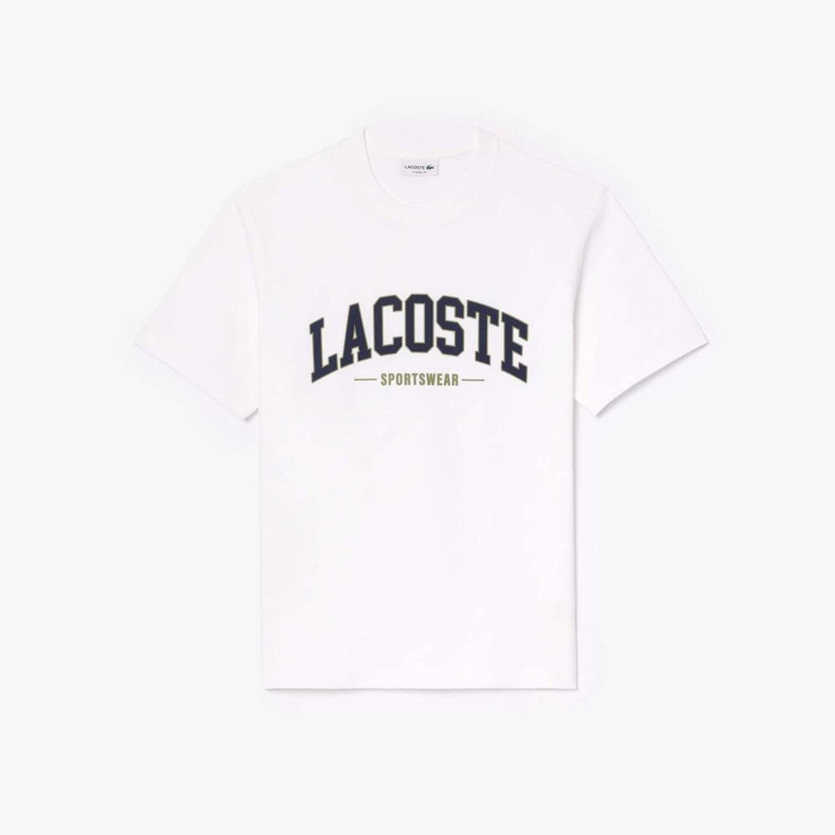 Miniatura Camiseta Lacoste Masculina Branco - EGG