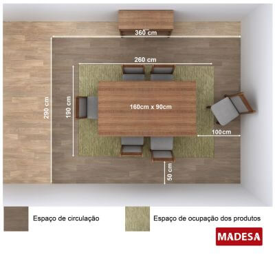 Conjunto Sala de Jantar Moscou Plus Madesa Mesa Tampo de Vidro com 6 Cadeiras Rustic/Preto Cor:Rustic/Preto