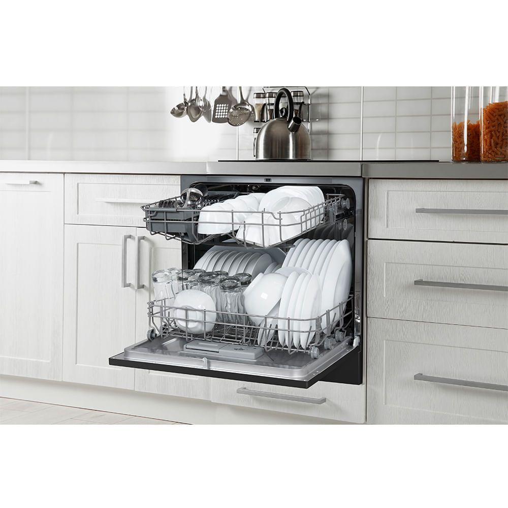 Lava Louças 8 Serviços Midea Cor Preta Dwa08p2 - 220v