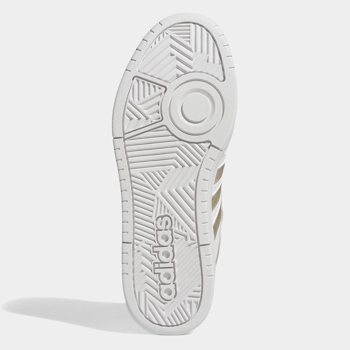 Miniatura Tênis Adidas Hoops 3.0 Bold W Feminino Branco+Cinza - 34