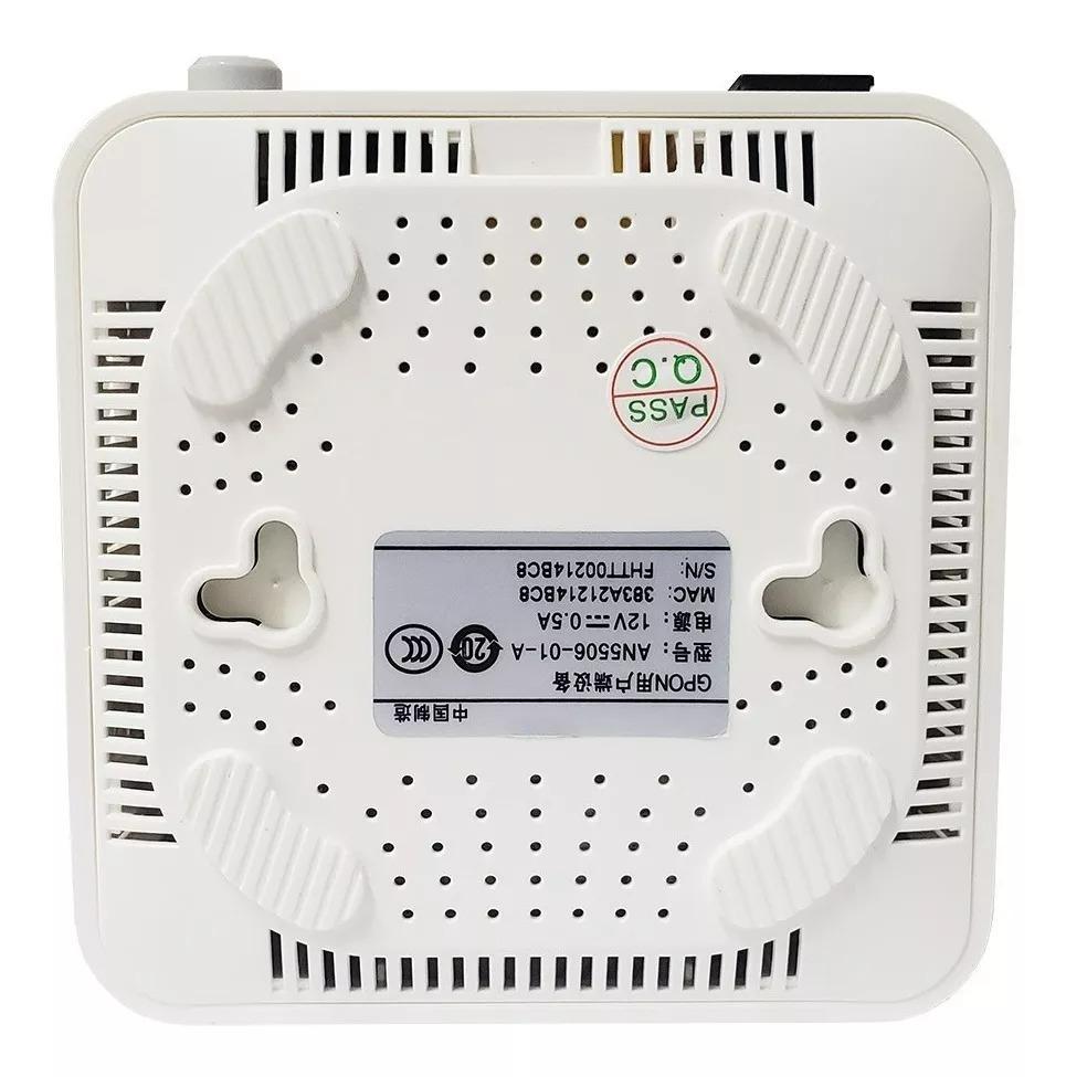 Miniatura Onu Gpon Fiberhome AN5506-01a 1GE Bridge Mini Branco 20km