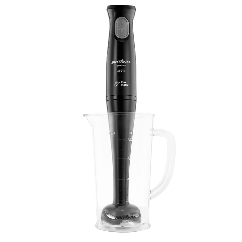 Miniatura Mixer Britânia Preto 350W 220V, Copo de 1,05L