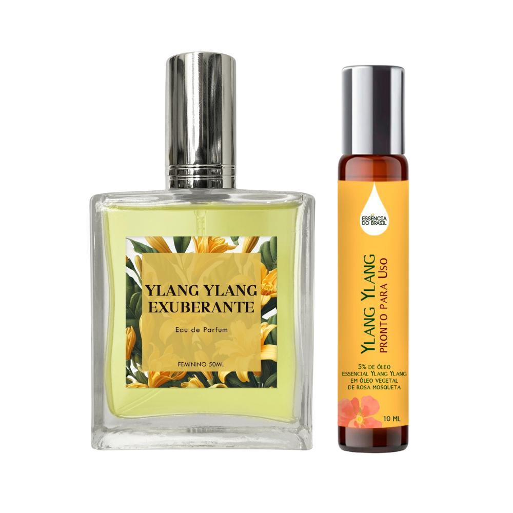 Miniatura Perfume Ylang Ylang Exuberante Mulher 50Ml + Óleo Essencial