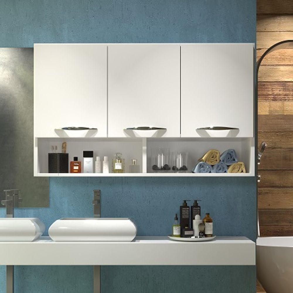 Miniatura Armário Aéreo Modulado com 3 Portas Multiuso 90cm