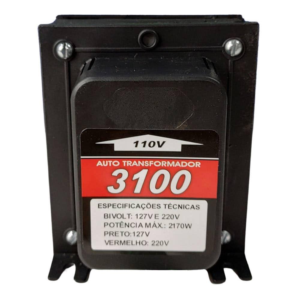 Miniatura Transformador de Voltagem 2170W Bivolt EVAT3100 EVALD Bivolt
