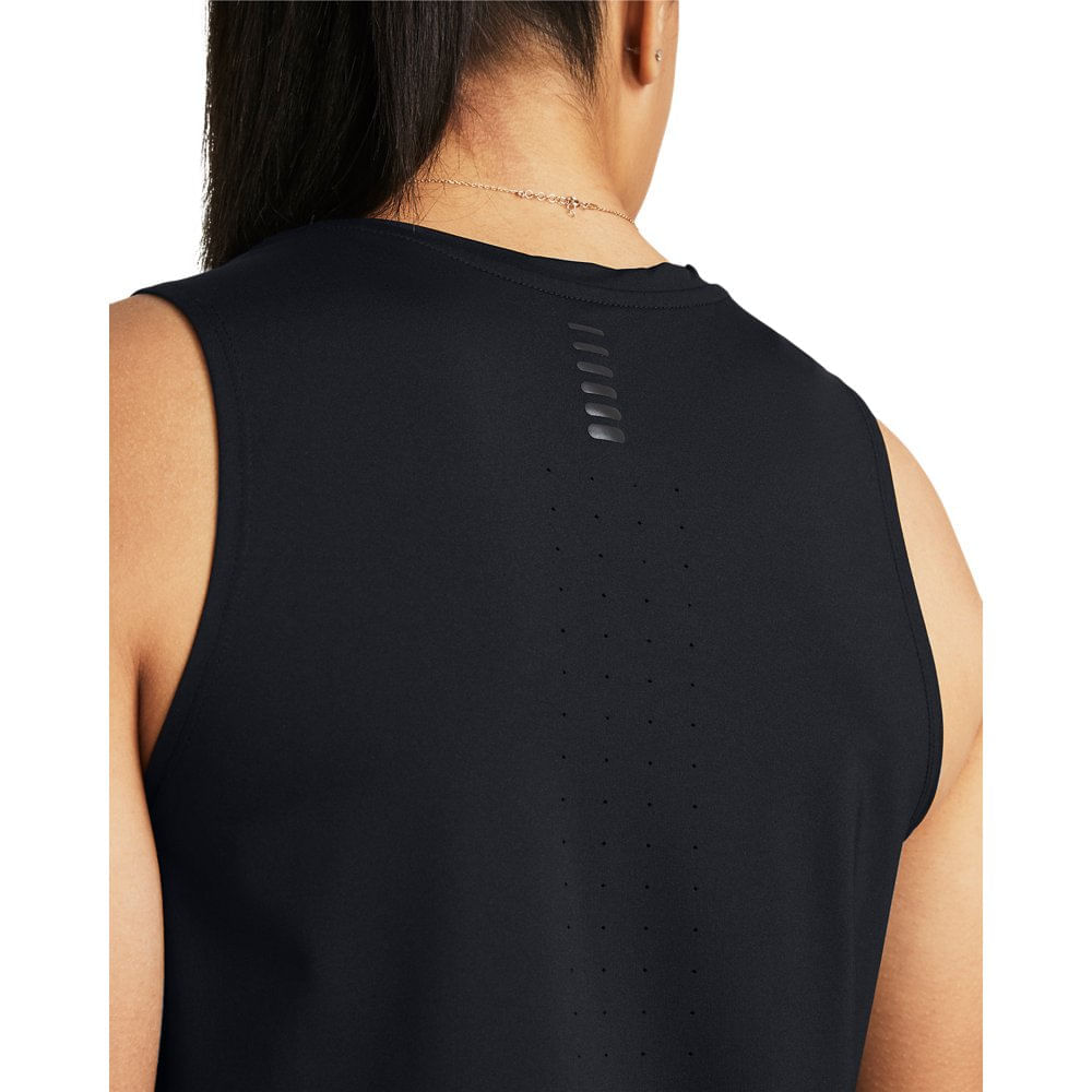 Miniatura Regata de Trilha Feminina Under Armour Launch Trail Preto - G