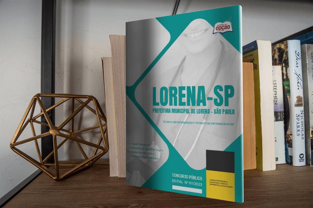 Miniatura Apostila Prefeitura Lorena Sp 2024 Técnico Em Enfermagem E