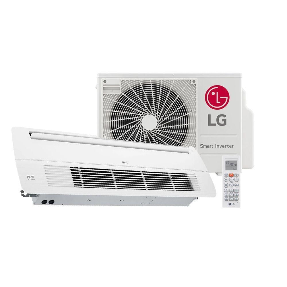Miniatura Ar Condicionado Cassete LG 1 Via Inverter 17000 BTUS 220V Quente e Frio AT-W18GTLP1.AWGZBR1