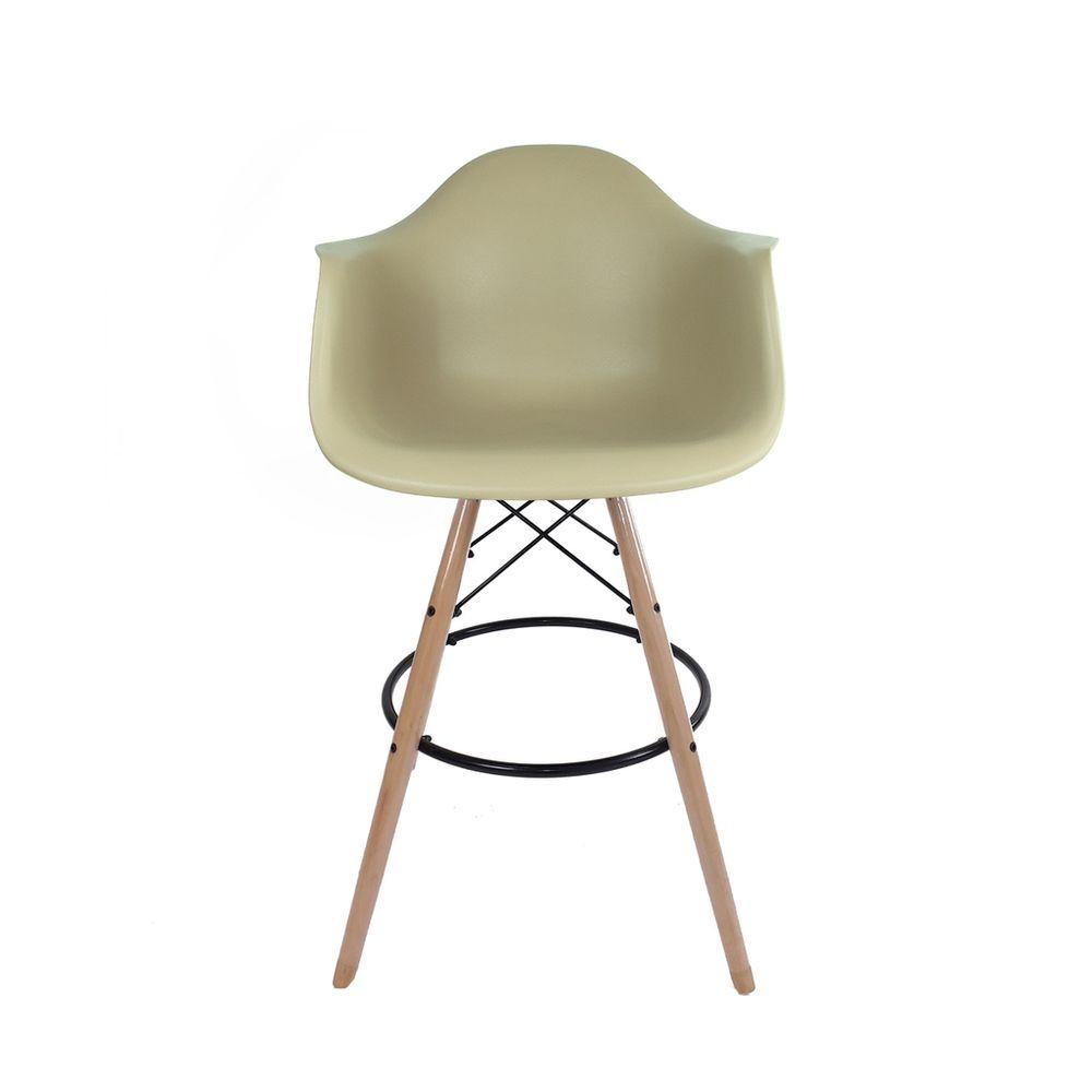 Miniatura Banqueta Eames Com Braço Fendi