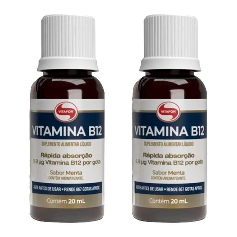 Miniatura Kit 2X: Vitamina B12 Líquida Vitafor 20Ml