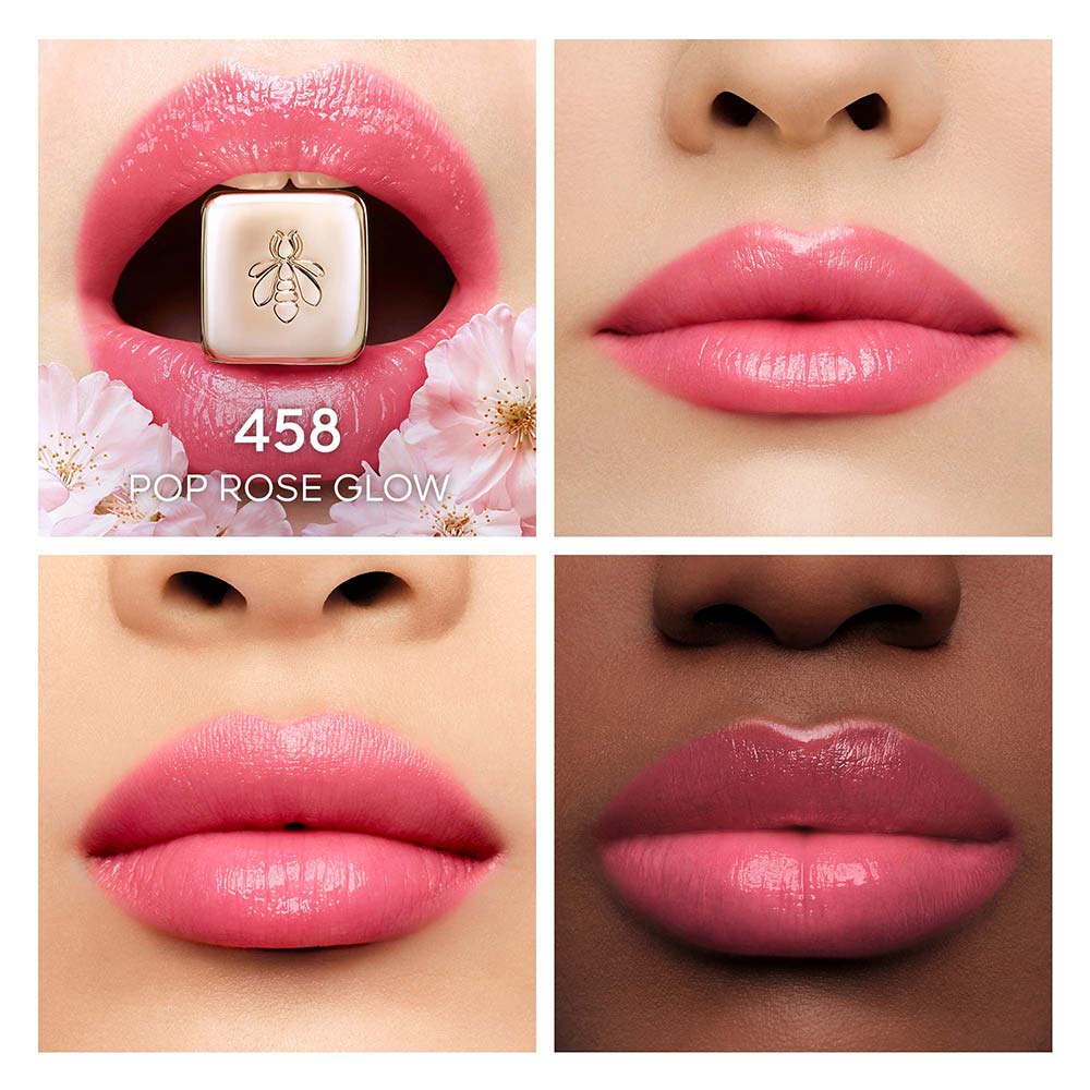 Miniatura Protetor Labial Colorido Guerlain - Kiss Kiss Bee Glow 458