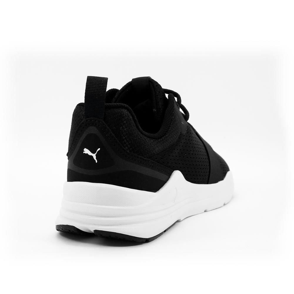 Miniatura Tênis Puma Wired Run Bdp U + 3 Pares de Meias Preto / Branco - 41