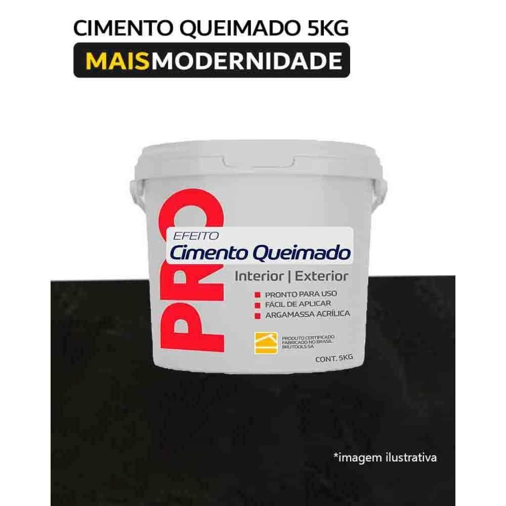 Miniatura Cimento Queimado 5KG - Brucolor Black Total