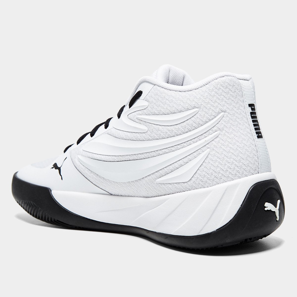 Miniatura Tênis Puma Court Pro Branco+Preto - 38