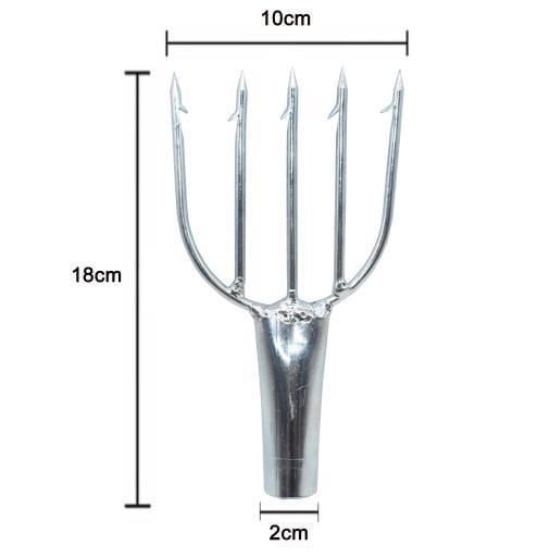 Miniatura Fisga Pescaria Embarcada E Pesca Sub Mergulho Arpao 5 Pontas