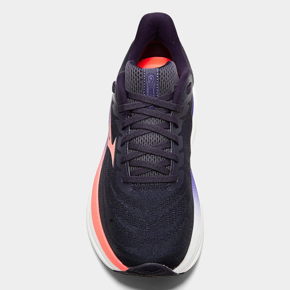 Miniatura Tênis Mizuno Wave Sky 9 Feminino Chumbo+Laranja - 34