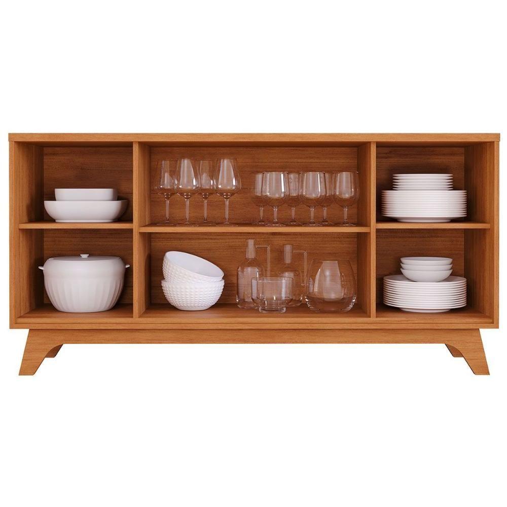 Buffet De Sala Jantar Isa C/ Tela 4 Portas Cinamomo - Cimol