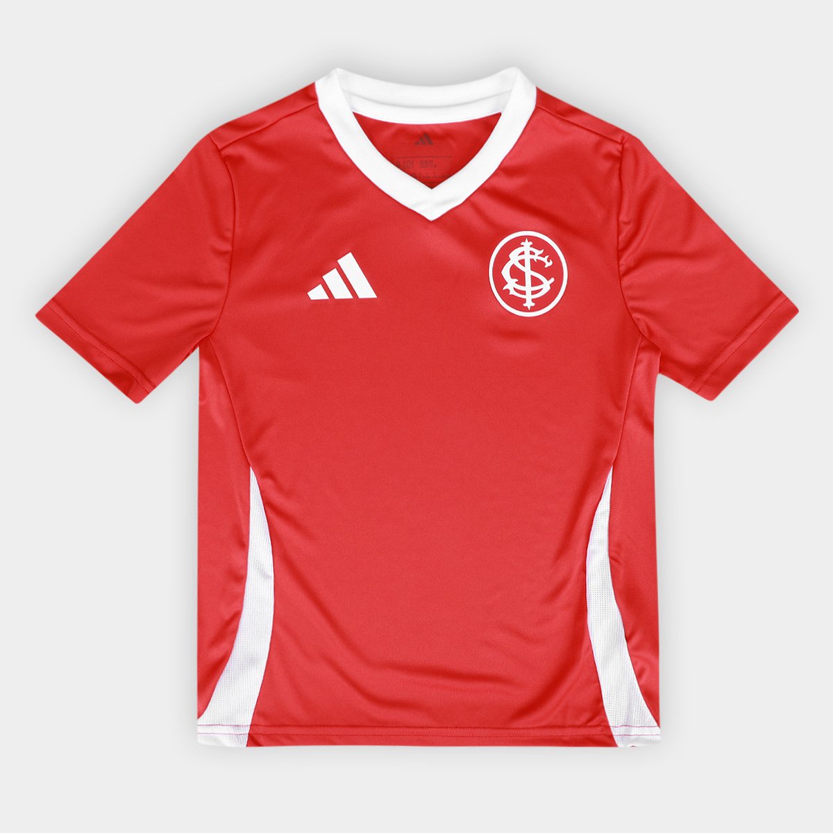 Miniatura Camisa Internacional Infantil Fanshirt 25/26 Adidas Vermelho+Branco - 11/12A