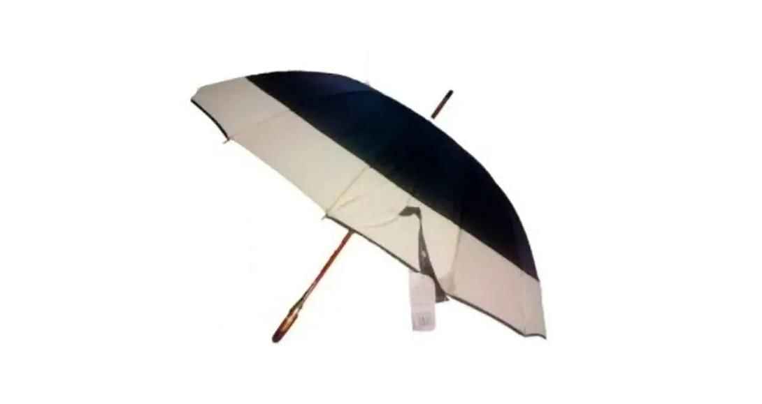Miniatura Guarda Chuva 16 Varetas Cabo Madeira 115Cm Grande Rosa