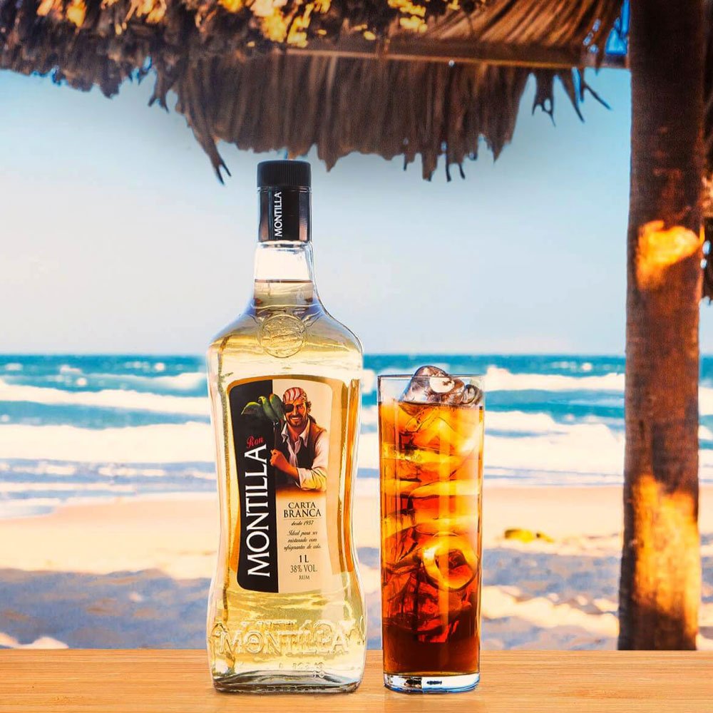 Miniatura Rum Montilla Carta Branca 1 Litro