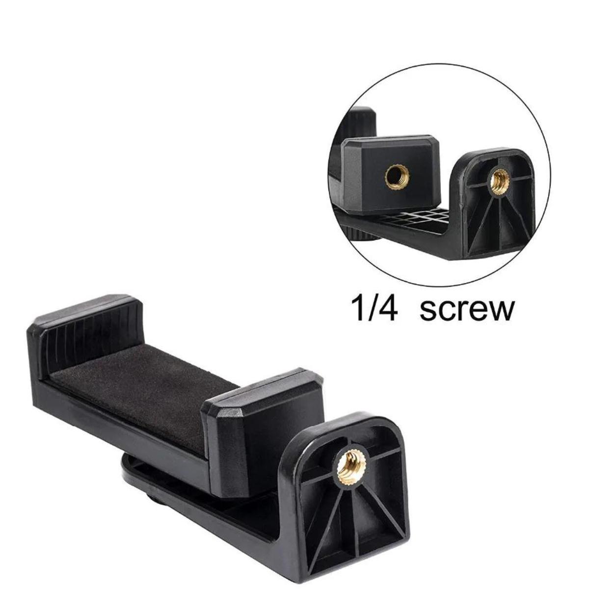 Tripé Profissional 2.1M + Suporte Para Celular Câmera