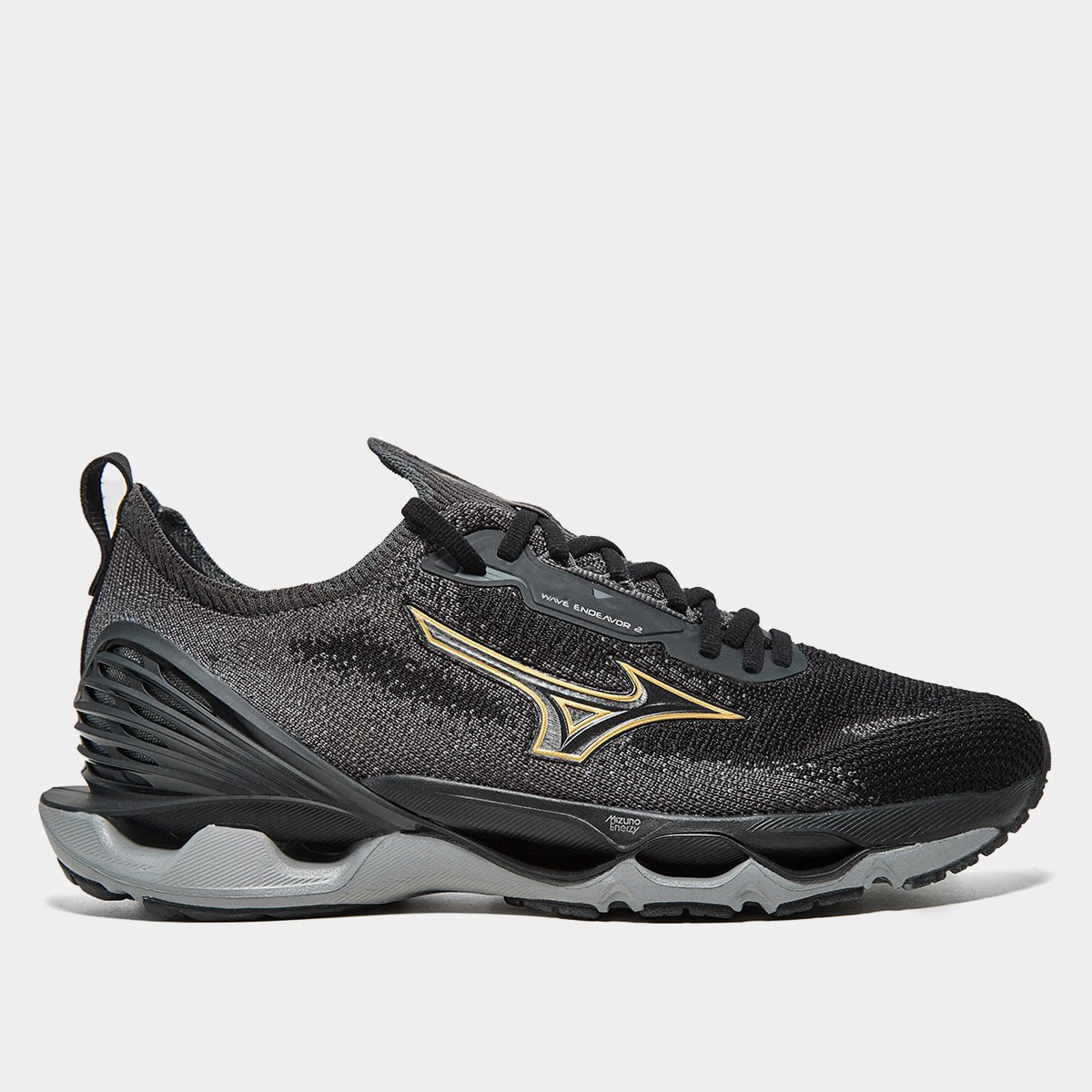 Miniatura Tênis Mizuno Wave Endeavor 2 Masculino Preto - 43