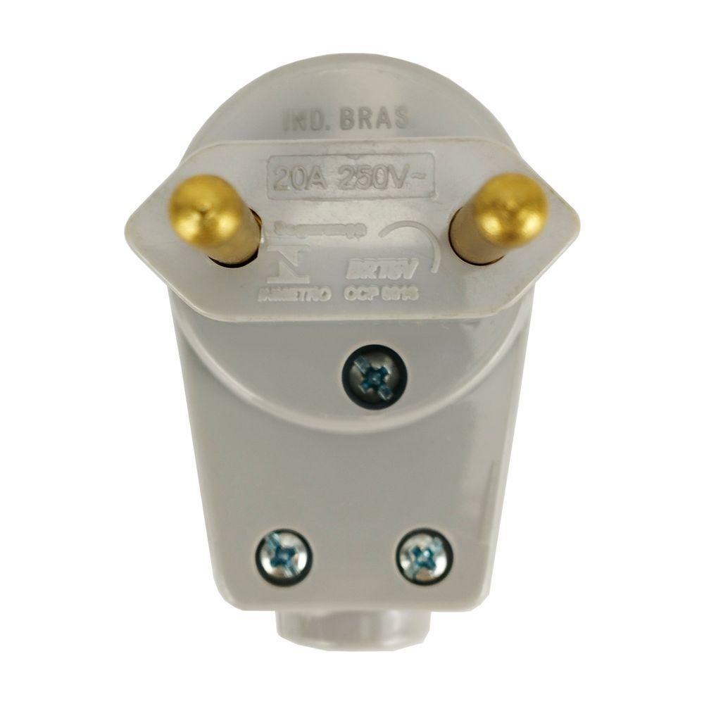 Miniatura Plug Pino Macho 20a 2 Pinos
