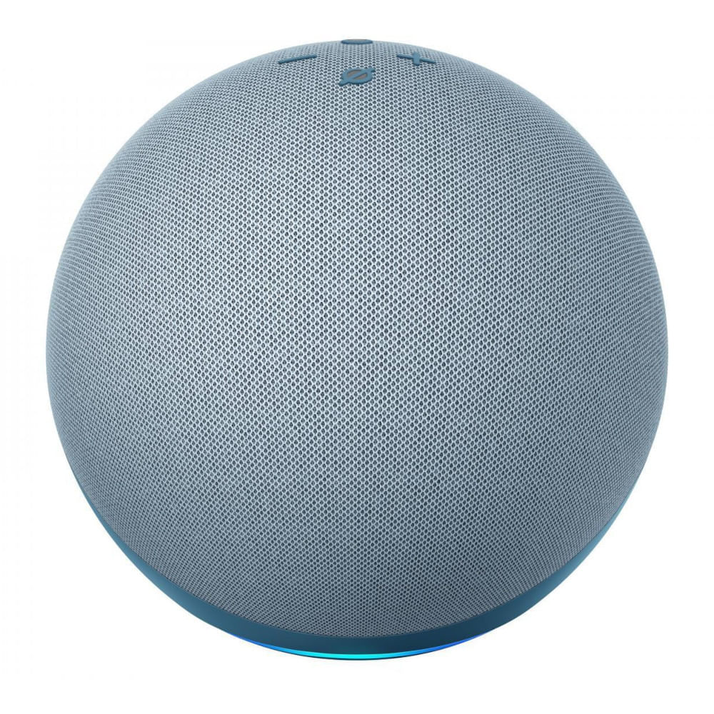 Miniatura Smart Speaker Amazon com Alexa Echo 4 Geração Azul Azul