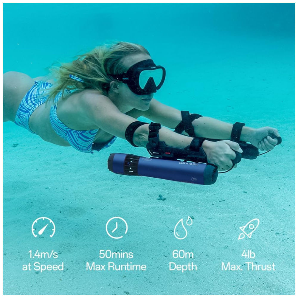 Scooter Subaquática, Waydoo Subnado Underwater Scooter Lite: Aventura Subaquática Compacta e Portátil para Adultos e Crianças