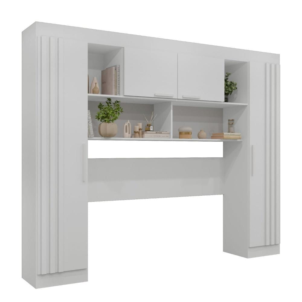 Miniatura Guarda-roupa Modulado 4 Portas Apolo Branco