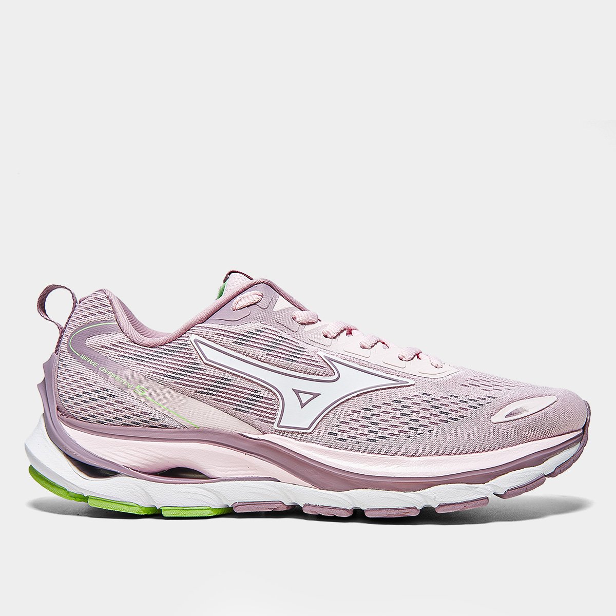 Miniatura Tênis Mizuno Wave Dynasty 5 Feminino Rosa+Lilás - 34