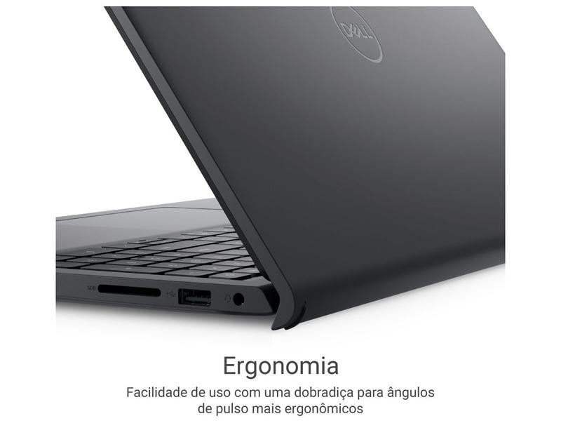 Notebook Dell Inspiron 15 I15-I3100-A15P Intel Core 3 8GB RAM 512GB SSD 15,6" Full HD Windows 11 I15-I3100-A15P Preto