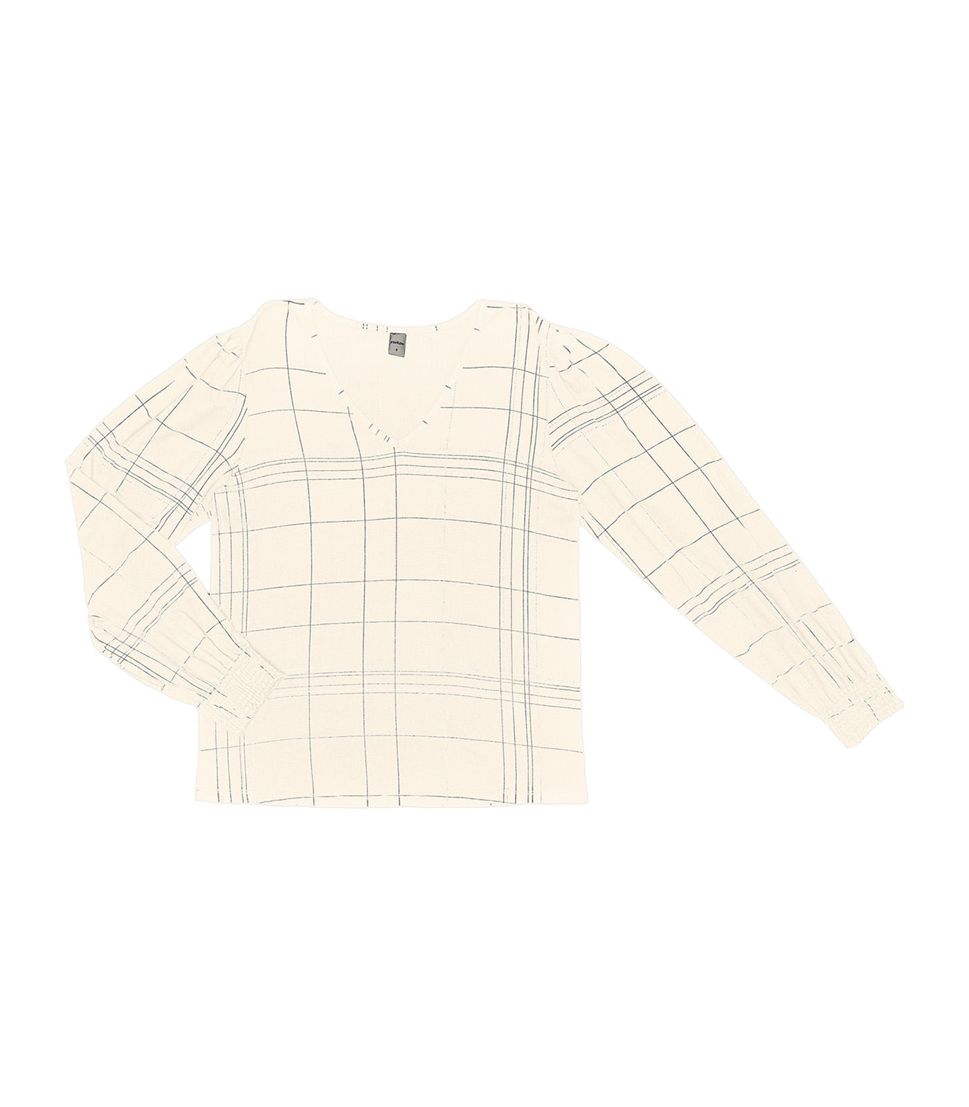 Miniatura Blusa Manga Longa Feminina Rovitex. Bege G